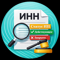 Банкротство физлиц: статус ИП по ИНН из DaData